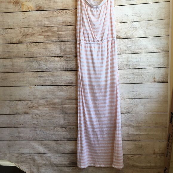 C & C OF CALIFORNIA TUBE MAXI DRESS IN 100% LINEN - Picture 5 of 9